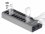 Delock External SuperSpeed USB Hub with 10 Ports + Switch