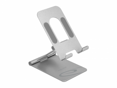 Delock Smartphone Stand Holder adjustable aluminium (122 g)