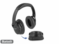 Delock Bluetooth 5.0 Headphones Over-Ear foldable with integrated Microphone and intense Bass, up to 20 hours playback time