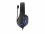 Delock Gaming Headset Over-Ear with 3.5 mm Stereo jack and blue LED light for PC, Laptop and Game Consoles