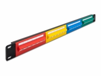 Delock 19″ Patch Panel 24 port Cat.5e 1U coloured