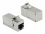 Delock Keystone Module RJ45 jack to RJ45 jack Cat.6A 90° angled