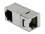 Delock Keystone Module RJ45 jack to RJ45 jack Cat.6A 90° angled