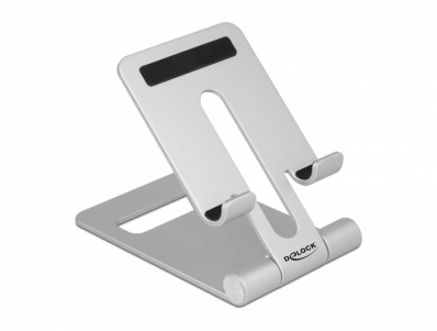 Delock Smartphone Stand Holder adjustable aluminium (152 g)