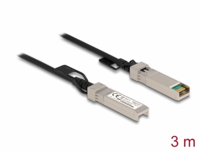 Delock Cable Twinax SFP+ male to SFP+ male 3 m