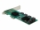 Delock 8 port SATA PCI Express x1 Card - Low Profile Form Factor