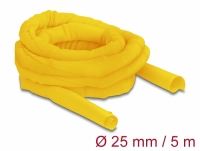 Delock Woven Sleeve self-closing heat-resistant 5 m x 25 mm yellow