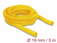 Delock Woven Sleeve self-closing heat-resistant 5 m x 19 mm yellow