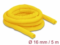 Delock Woven Sleeve self-closing heat-resistant 5 m x 16 mm yellow