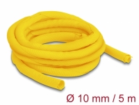 Delock Woven Sleeve self-closing heat-resistant 5 m x 10 mm yellow