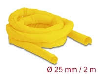 Delock Woven Sleeve self-closing heat-resistant 2 m x 25 mm yellow