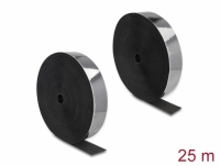 Delock Heavy-duty Hook-and-Loop tape self-adhesive L 25 m x W 50 mm black