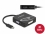 Delock USB Type-C™ adapter for a VGA, DVI, HDMI or DisplayPort monitor