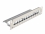 Delock 10″ Keystone Patch Panel 12 port with strain relief 1U grey