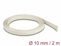 Delock Braided Sleeve made of nomex fibers 2 m x 10 mm white