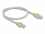 Delock Network cable RJ45 Cat.6A S/FTP with colored clips 0.5 m