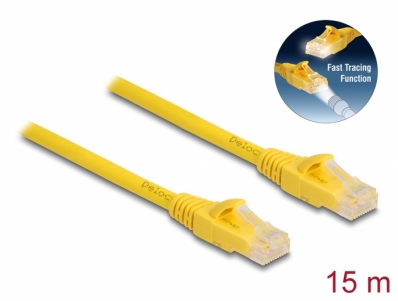 Delock RJ45 Cable Cat.6A U/UTP Fast Tracing 15 m