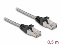 Delock RJ45 Cable Cat.6A U/FTP with metal jacket 0.5 m