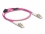 Delock Fiber Optical Cable with metal armouring LC Duplex to LC Duplex Multi-mode OM4 1 m