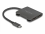 Delock USB Type-C™ Splitter (DP Alt Mode) to 2 x HDMI MST 4K 60 Hz