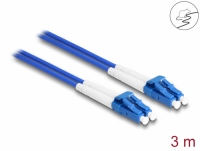 Delock Fiber Optical Cable with metal armouring LC Duplex to LC Duplex Singlemode OS2 3 m