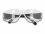 Delock Safety Glasses with temples clear lenses