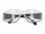 Delock Safety Glasses with temples clear lenses