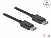 Delock DisplayPort cable 10K 60 Hz 54 Gbps 2 m