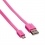 ROLINE USB 2.0 Cable, A - Micro B, M/M, pink, 1.0 m