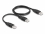 Delock USB 2.0 cable Type-A to 2 x Type-A 70 cm