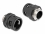 Delock Conduit Fitting with brass external thread M32 black 2 pieces