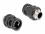 Delock Conduit Fitting with brass external thread M20 black 2 pieces