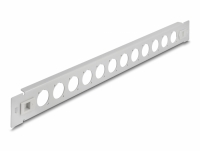 Delock 19″ D-Type Patch Panel 12 port tool free grey