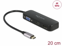 Delock USB Type-C™ Adapter zu VGA / HDMI / DisplayPort 4K 60 Hz