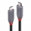 Lindy 0.8m USB 4 Type C Cable, 40Gbps, Anthra Line