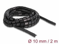 Delock Spiral Hose flexible 2 m x 10 mm black