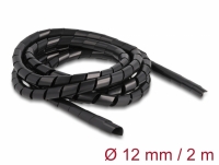 Delock Spiral Hose flexible 2 m x 12 mm black