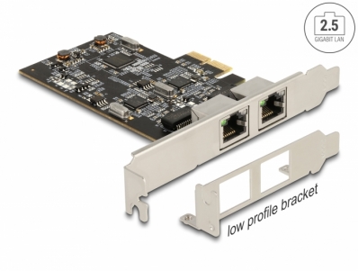 Delock PCI Express x2 Card to 2 x 2.5 Gigabit LAN i225