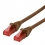 ROLINE UTP Cable Cat.6 Component Level, LSOH, brown, 20 m