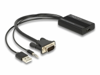 Delock HDMI to VGA Adapter with Audio 25 cm