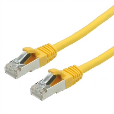 VALUE S/FTP Patch Cord Cat.6 (Class E), halogen-free, yellow, 2 m