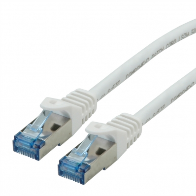 ROLINE S/FTP Patch Cord Cat.6A, Component Level, LSOH, white, 1.5 m