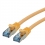 ROLINE S/FTP Patch Cord Cat.6A, Component Level, LSOH, yellow, 15 m