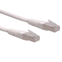 ROLINE S/FTP (PiMF) Patch Cord, Cat.6 (Class E), white, 15 m