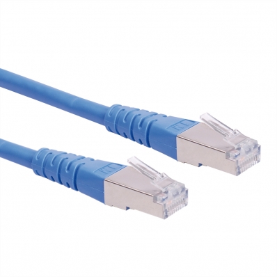 ROLINE S/FTP (PiMF) Patch Cord, Cat.6 (Class E), blue, 1.5 m