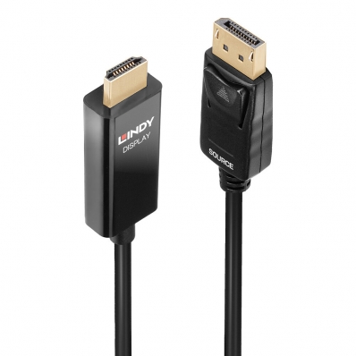 Lindy 5m DP to HDMI Adapter Cable with HDR