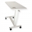 ROLINE Gas Spring Side Table / Workstation, height adjustable, white