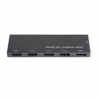 ROLINE HDMI Splitter, Ultra Slim, 4-way