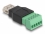 Delock USB 2.0 Type-A female to Terminal Block Adapter 2-part