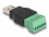 Delock USB 2.0 Type-A male to Terminal Block Adapter 2-part